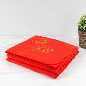 Плед с вышивкой 