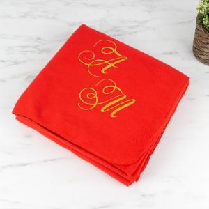 Плед с вышивкой 