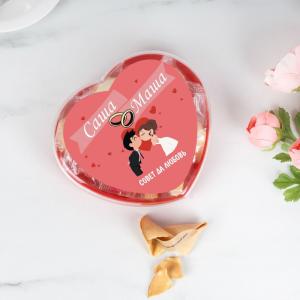 Печенье с предсказаниями Сердце 