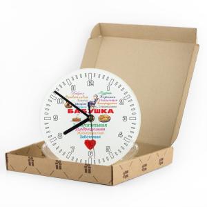 Часы «Сердце из слов БАБУШКЕ»