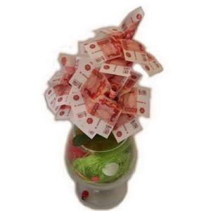 Денежное дерево в бокале - 5000 рублей