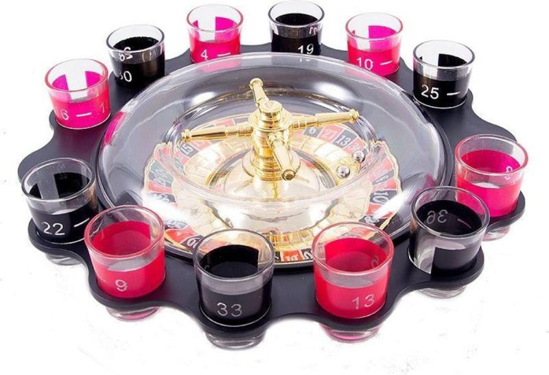Пьяная рулетка – подарок для шумной вечеринки