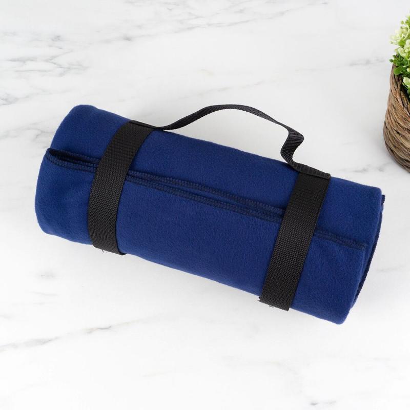 Плед именной «Тепла и уюта» (синий)