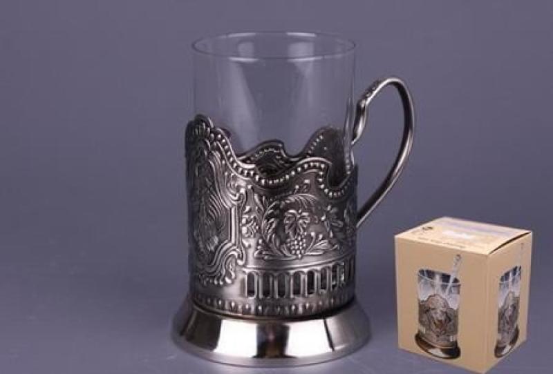 Подстаканник черненый - Космос
