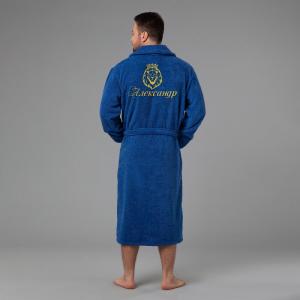 Мужской халат с вышивкой 