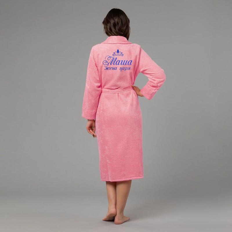 Женский халат с вышивкой 