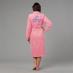 Женский халат с вышивкой 