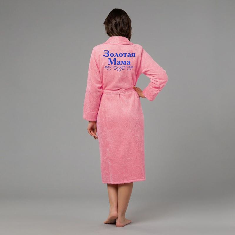 Женский халат с вышивкой 