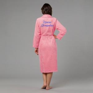 Женский халат с вышивкой 