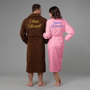 Комплект халатов с вышивкой 