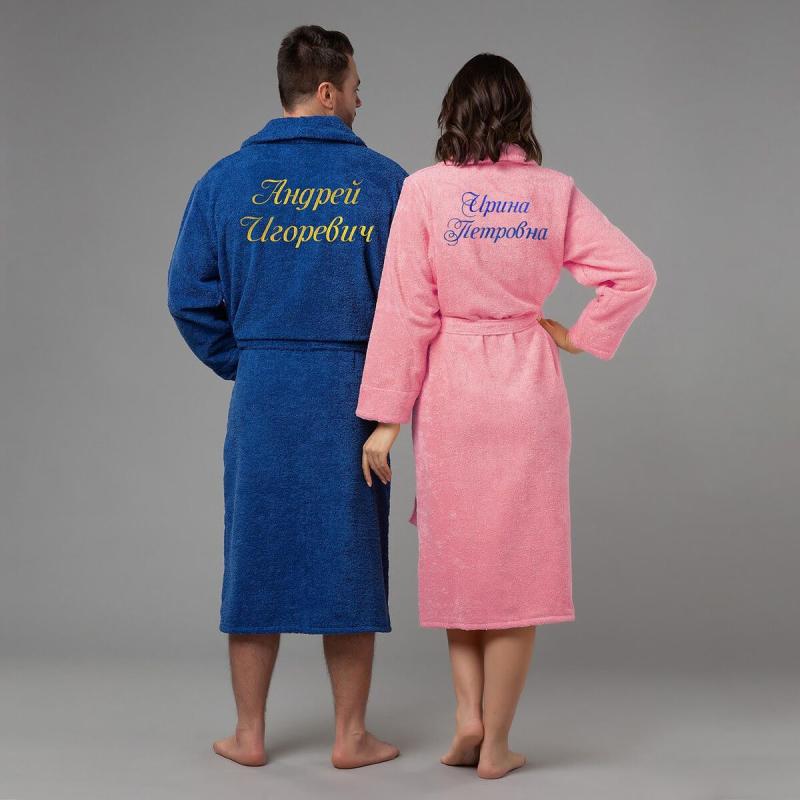 Комплект халатов с вышивкой 