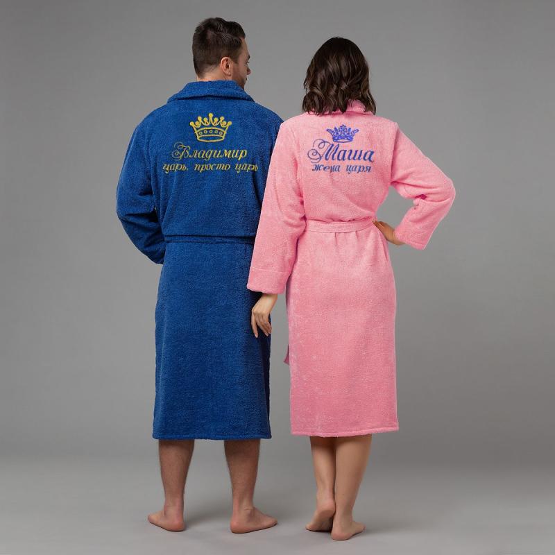 Комплект халатов с вышивкой 