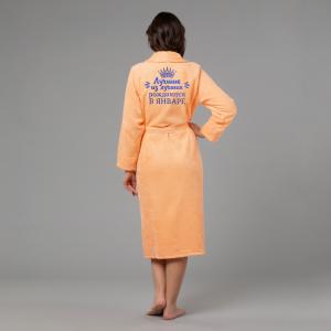 Женский халат с вышивкой 