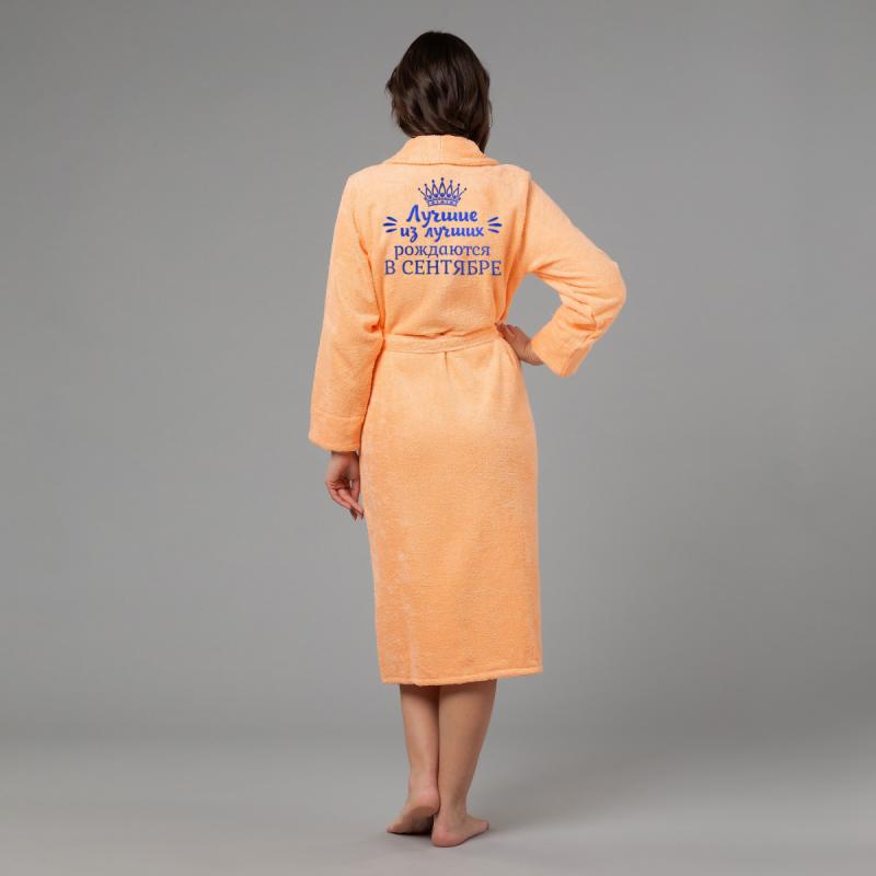 Женский халат с вышивкой 