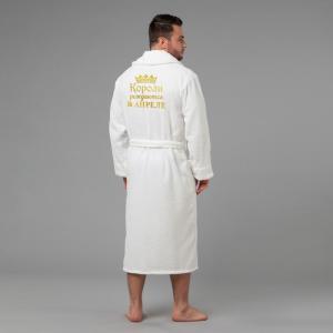 Мужской халат с вышивкой 