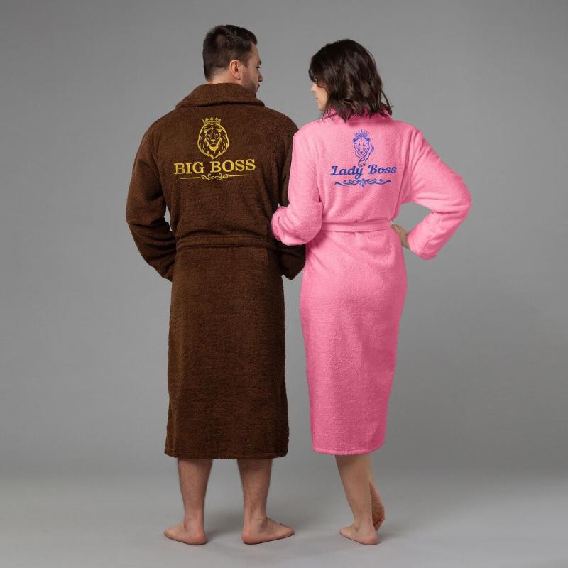 Комплект халатов с вышивкой 