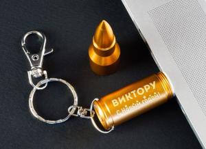 Флешка-пуля с именной гравировкой  