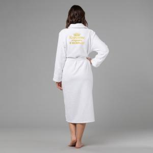 Женский халат с вышивкой 