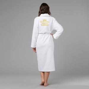 Женский халат с вышивкой 