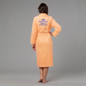 Женский халат с вышивкой 