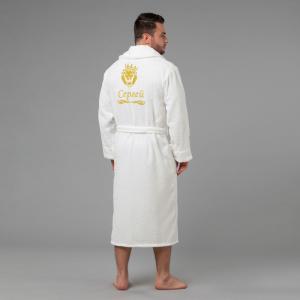 Мужской халат с вышивкой 