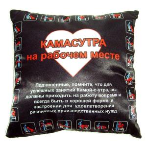 Прикольная подушка - Камасутра