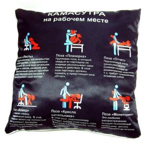 Прикольная подушка - Камасутра